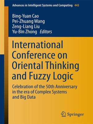 cover image of International Conference on Oriental Thinking and Fuzzy Logic